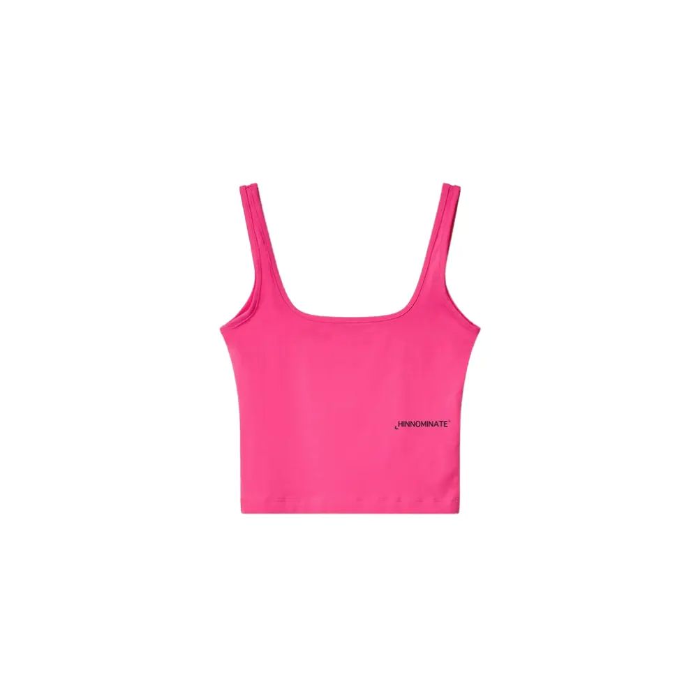 Hinnominate Fuchsia Cotton Tank Top