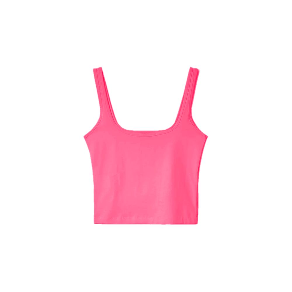 Hinnominate Fuchsia Cotton Tank Top