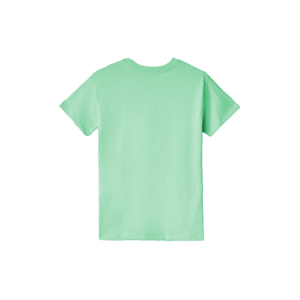 Hinnominate Green Cotton T-Shirt with Embossed Logo