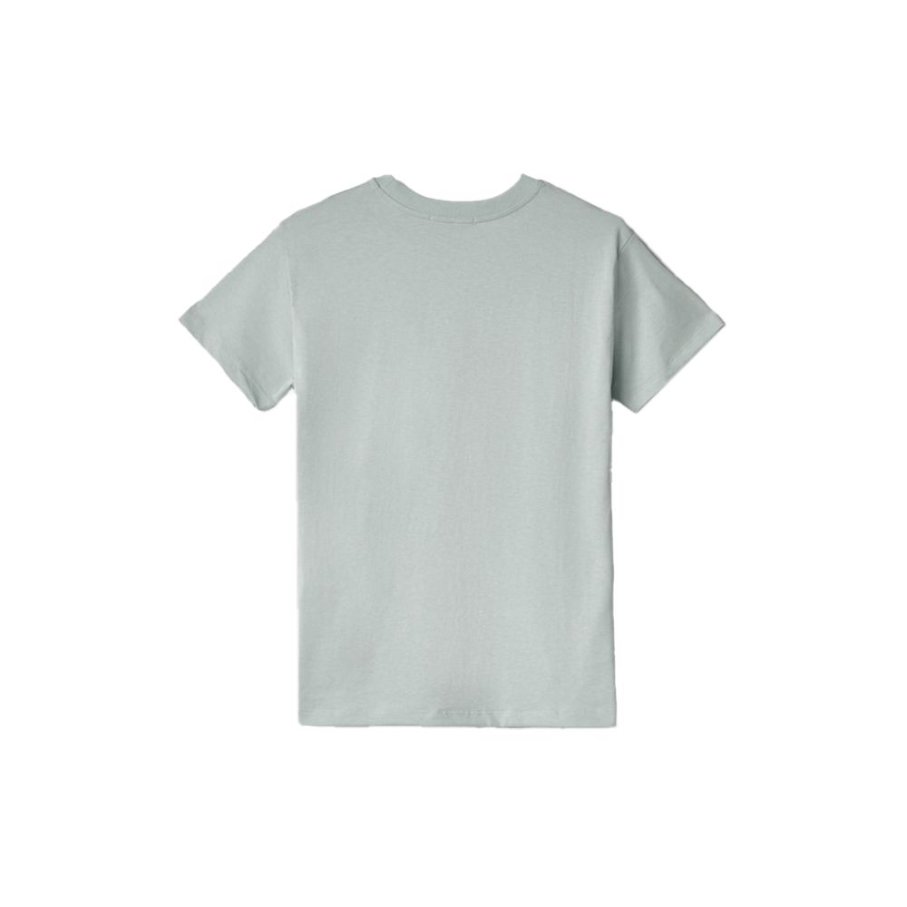 Hinnominate Gray Cotton T-Shirt with Embossed Logo