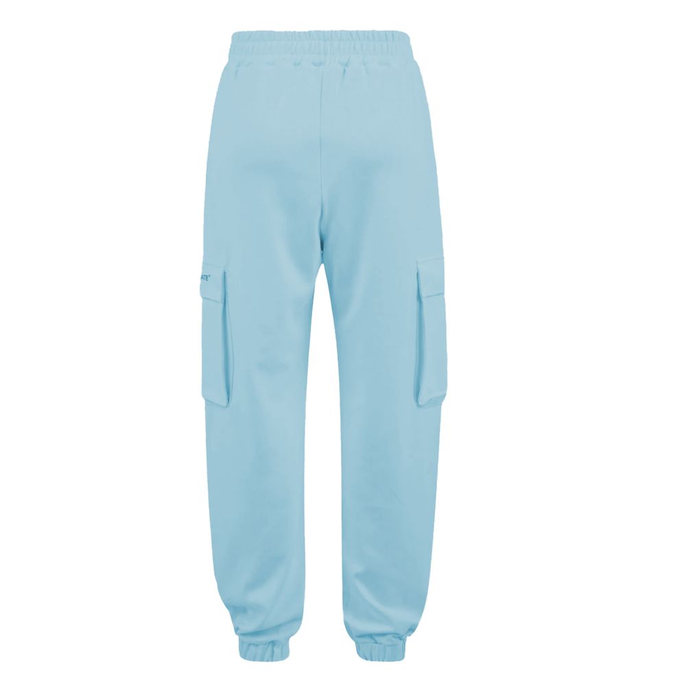 Hinnominate Light Blue Stretch Long Pant with Drawstring