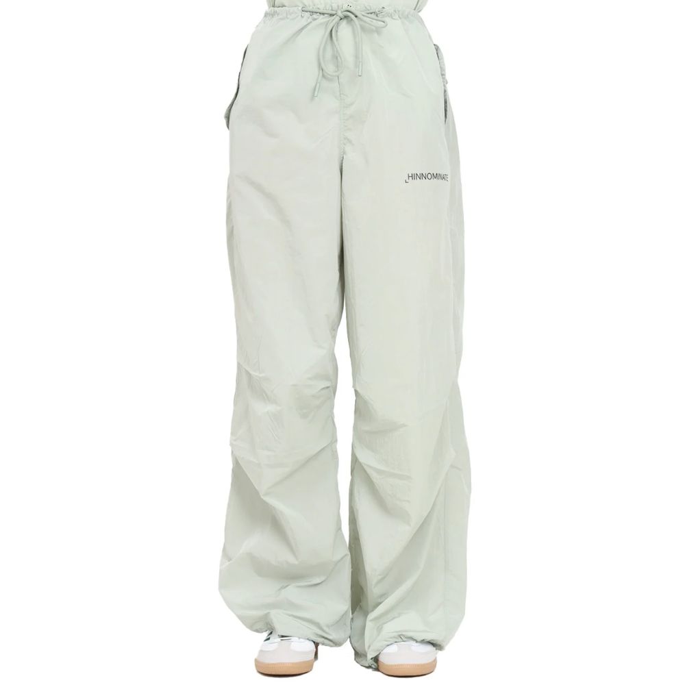 Hinnominate High-Waisted Green Nylon Jeans