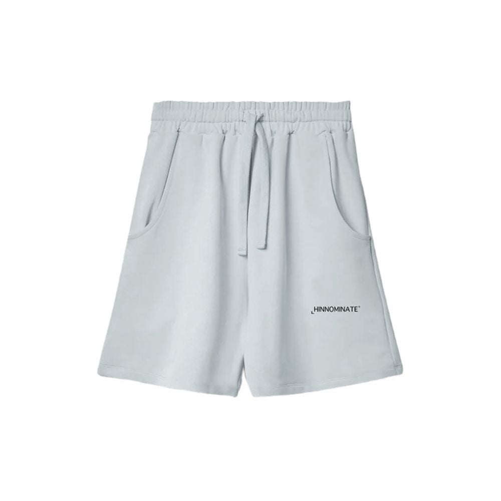 Hinnominate Gray Cotton Fleece Shorts