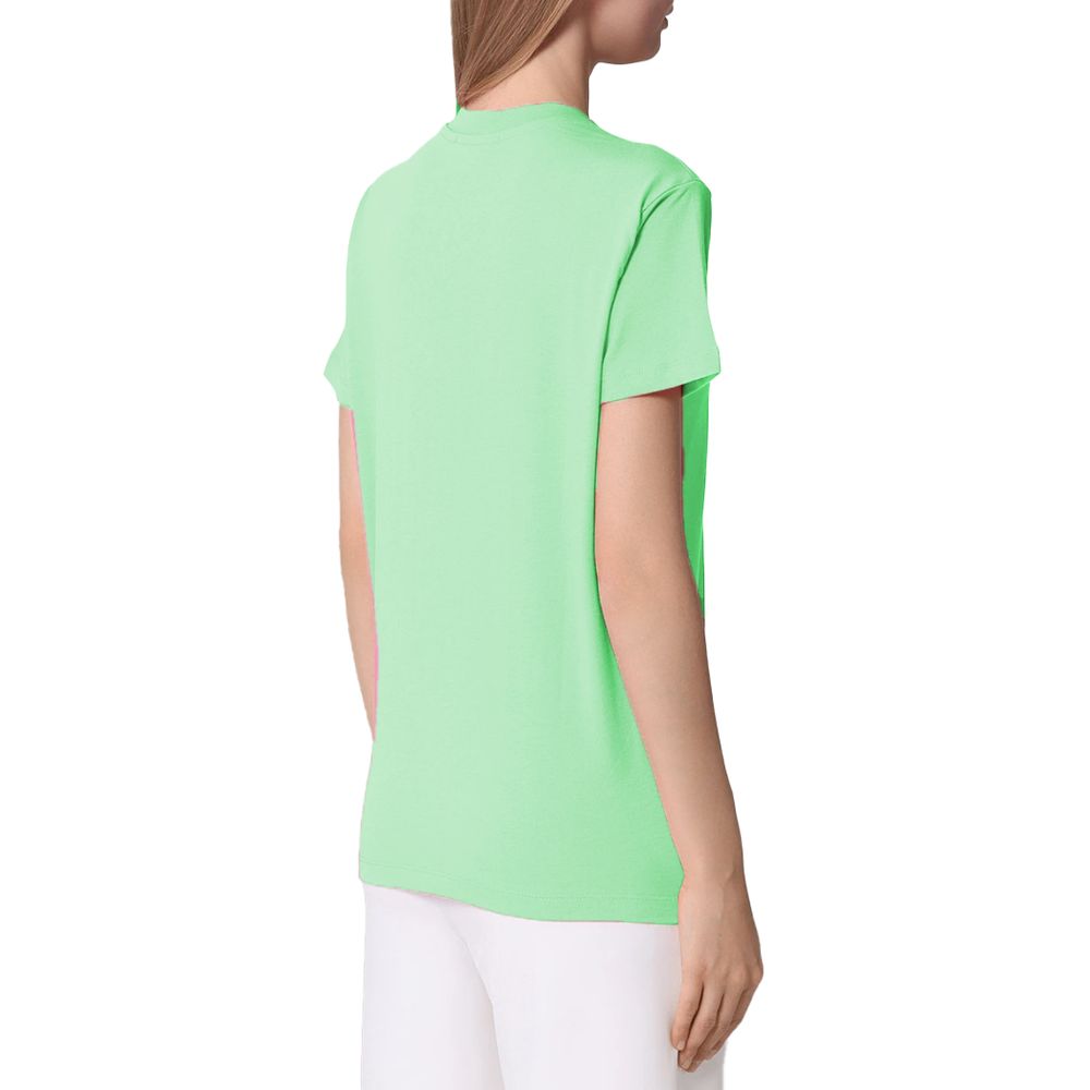 Hinnominate Green Cotton Short-Sleeved T-Shirt