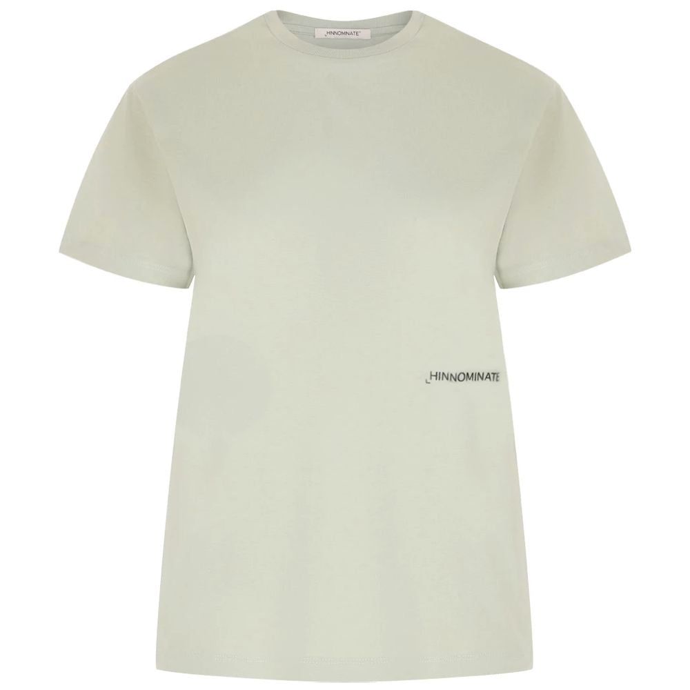 Hinnominate Green Cotton Short-Sleeved T-Shirt