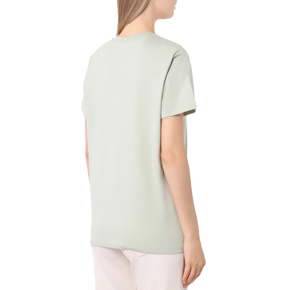 Hinnominate Green Cotton Short-Sleeved T-Shirt