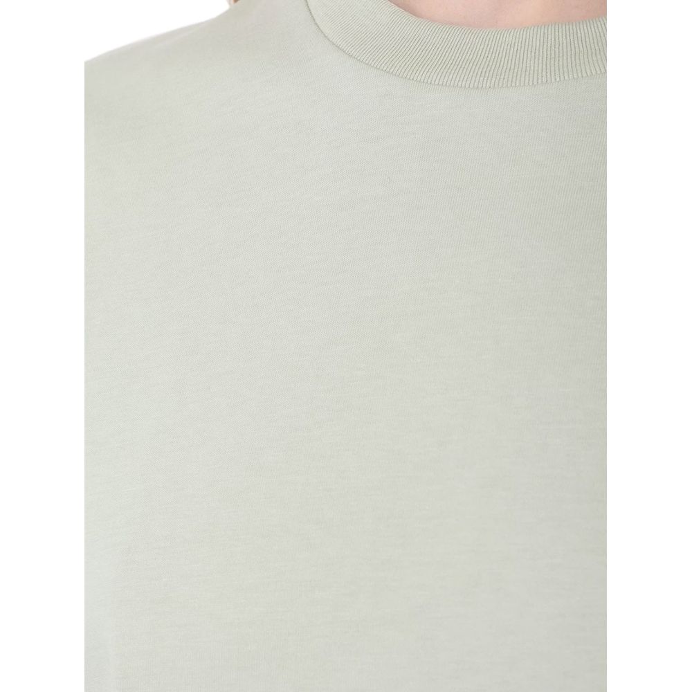 Hinnominate Green Cotton Short-Sleeved T-Shirt