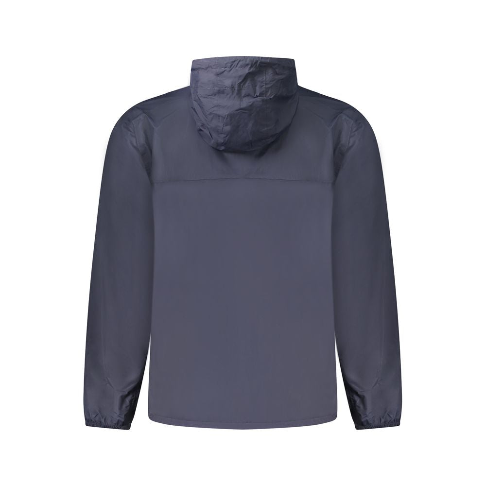K-WAY Blue Polyamide Men's Jacket