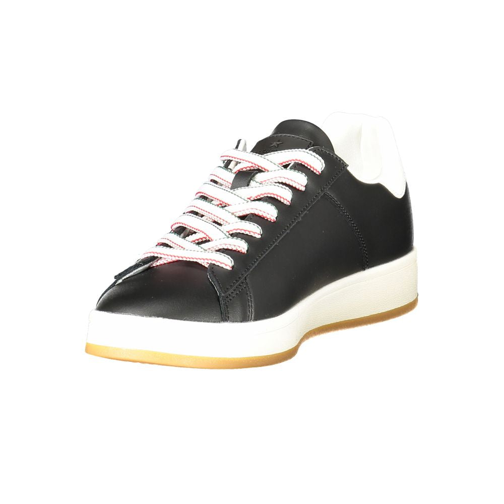 Esercito 1659 Black Leather Men Sneaker - FOLGORE
