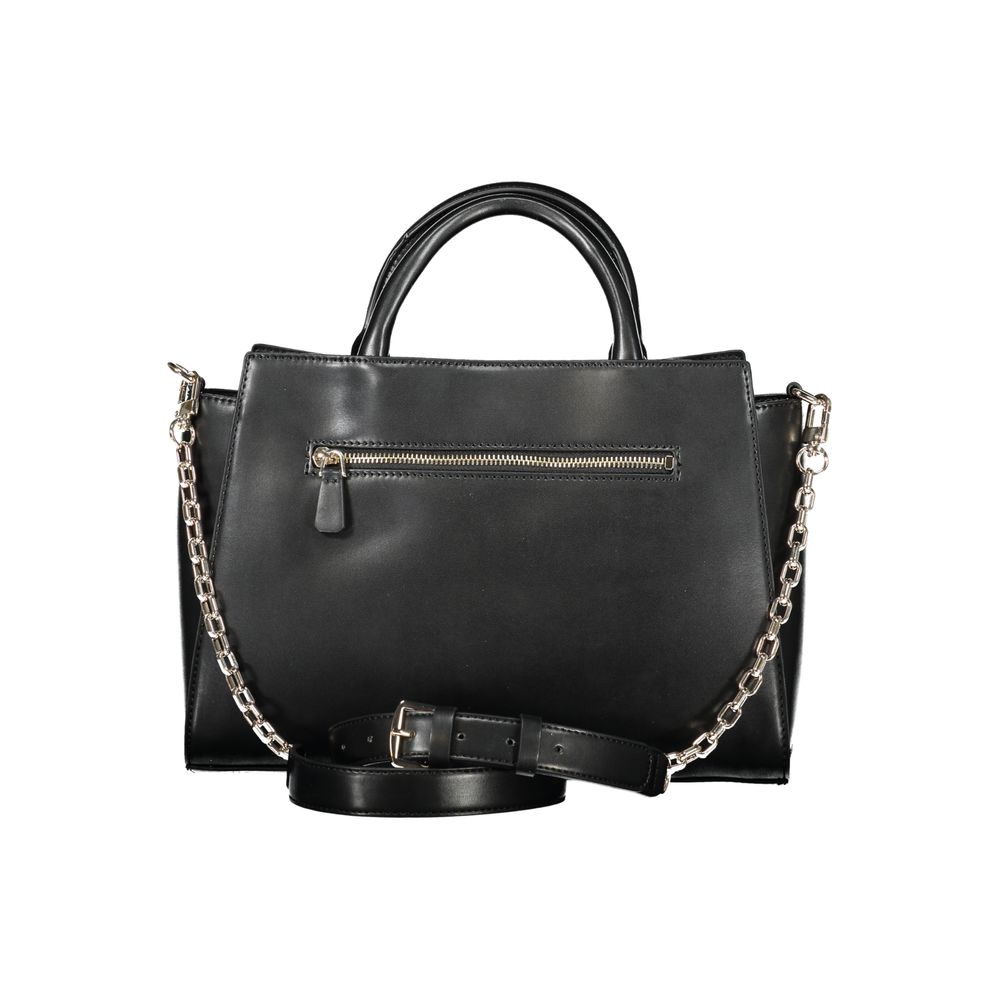 Guess Jeans Black Polyethylene Handbag - Nolana Bag