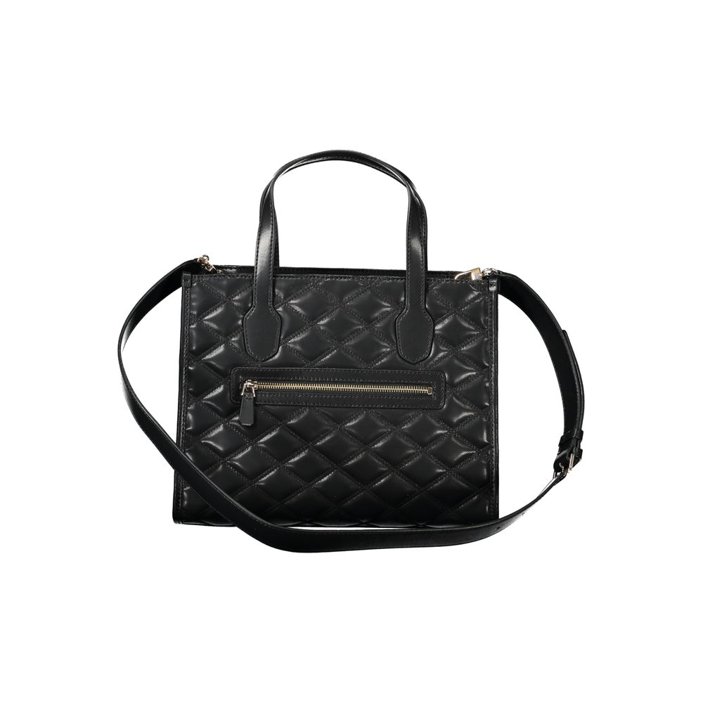 Guess Jeans Black Polyethylene Handbag - Tamsin Bag