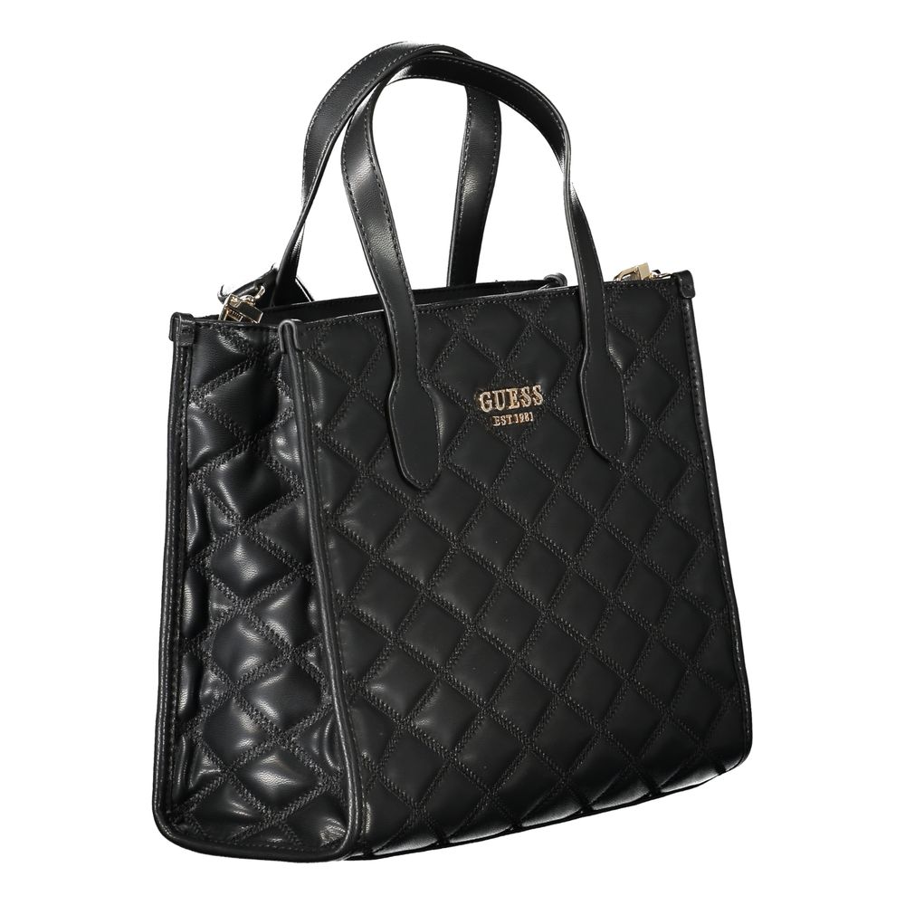 Guess Jeans Black Polyethylene Handbag - Tamsin Bag