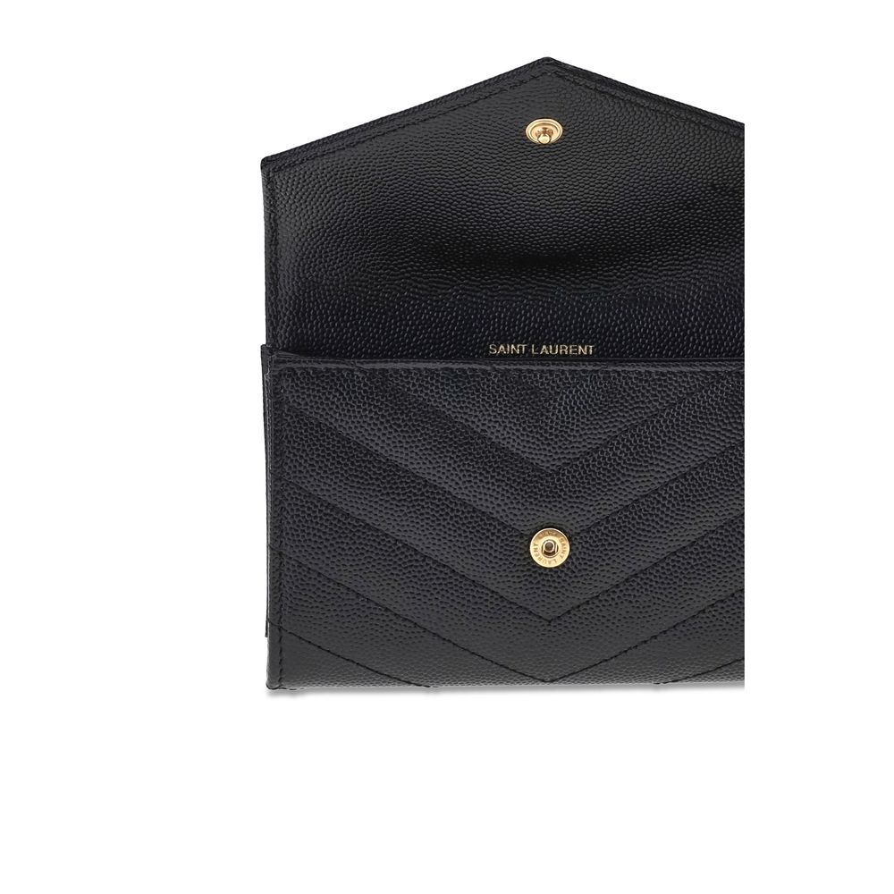 Saint Laurent Leather Wallet - Elegance Meets Functionality