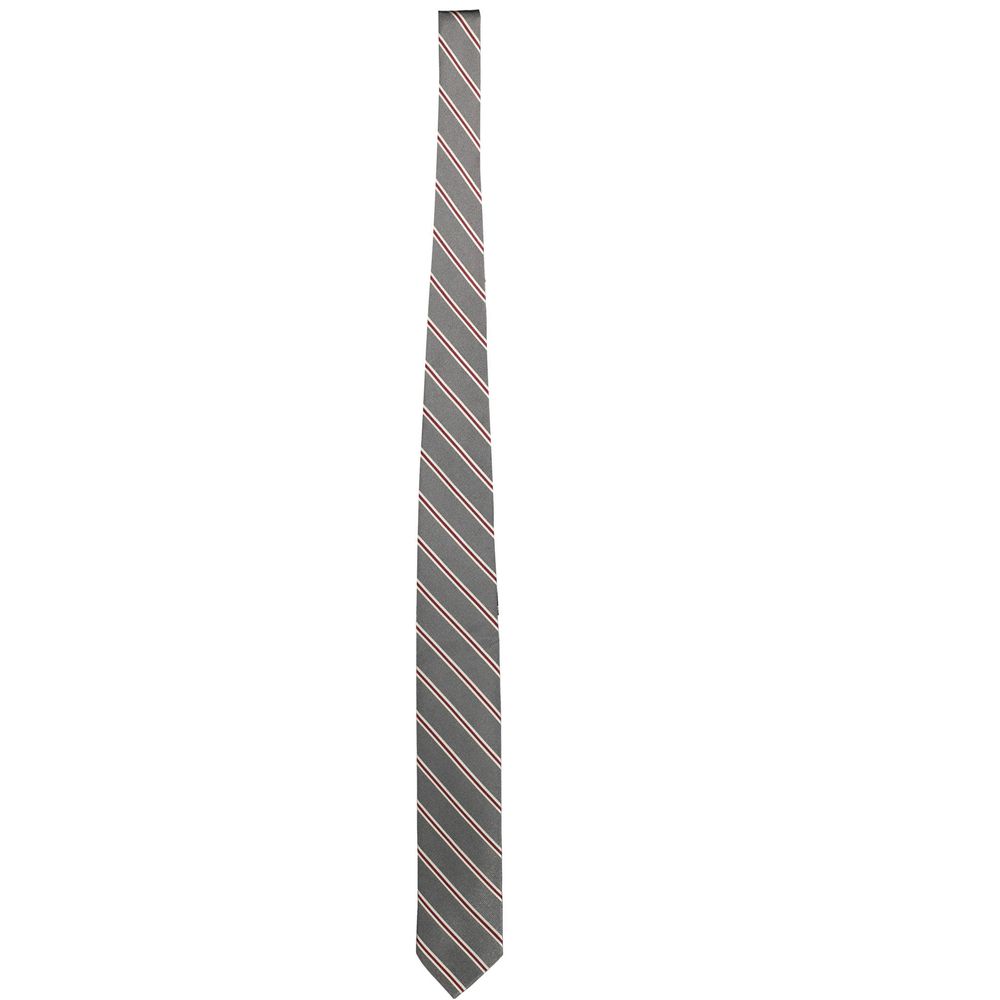 Gant Gray Silk Tie with Contrasting Details