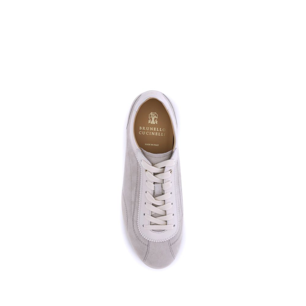 Brunello Cucinelli Suede Leather Sneakers