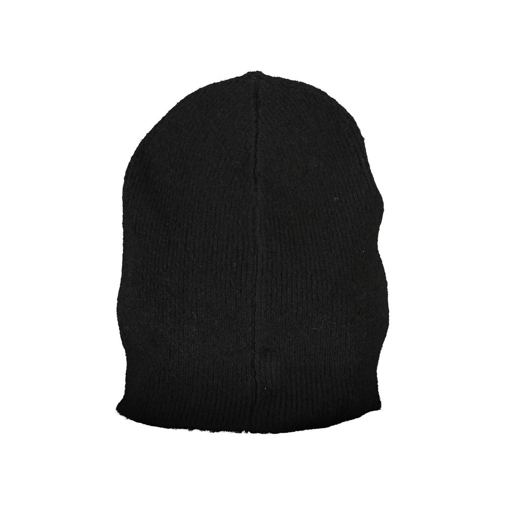 Calvin Klein Black Polyester Scarf & Cap Set