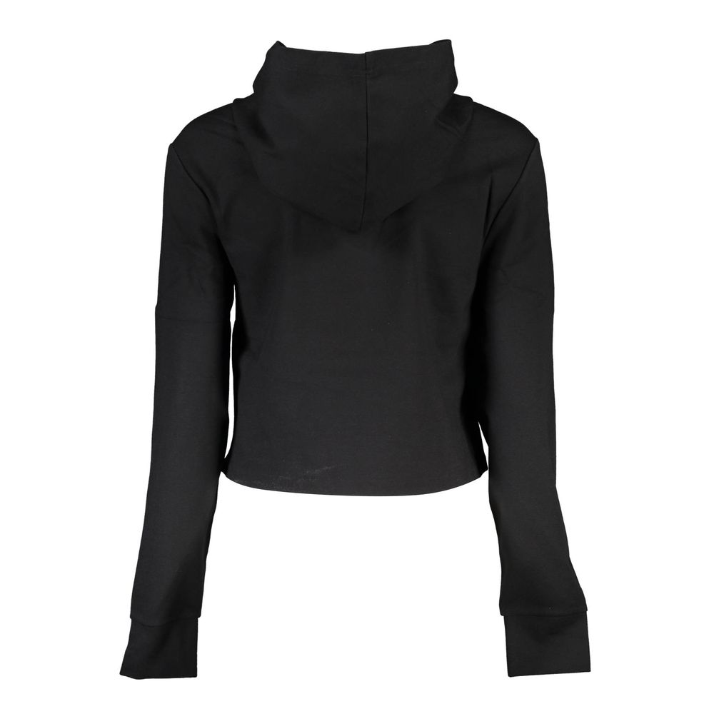 Calvin Klein Black Elastane Hooded Sweatshirt