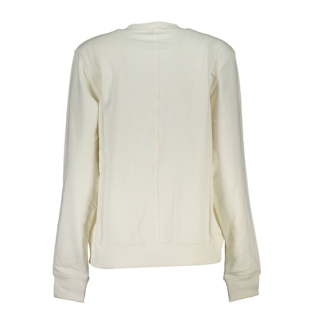 North Sails White Cotton Sweater: Classic Comfort Meets Nautical Style