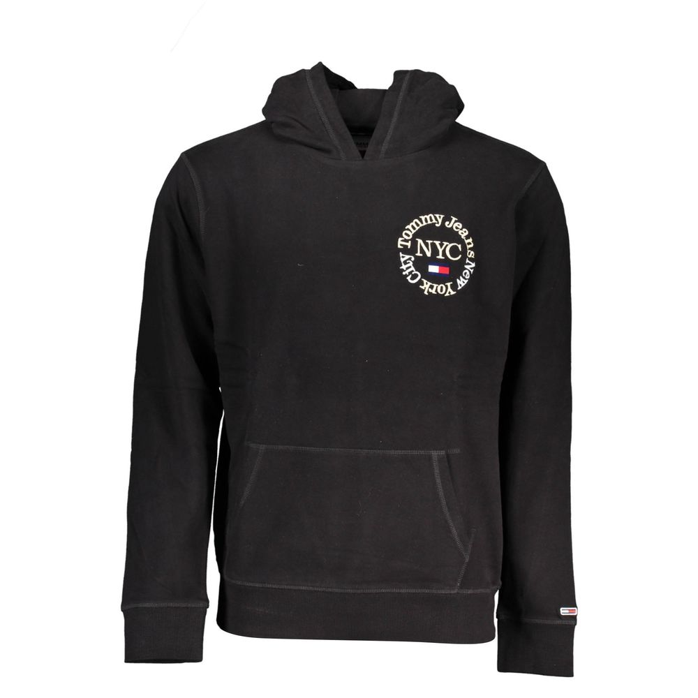Tommy Hilfiger Black Cotton Sweatshirt with Hood