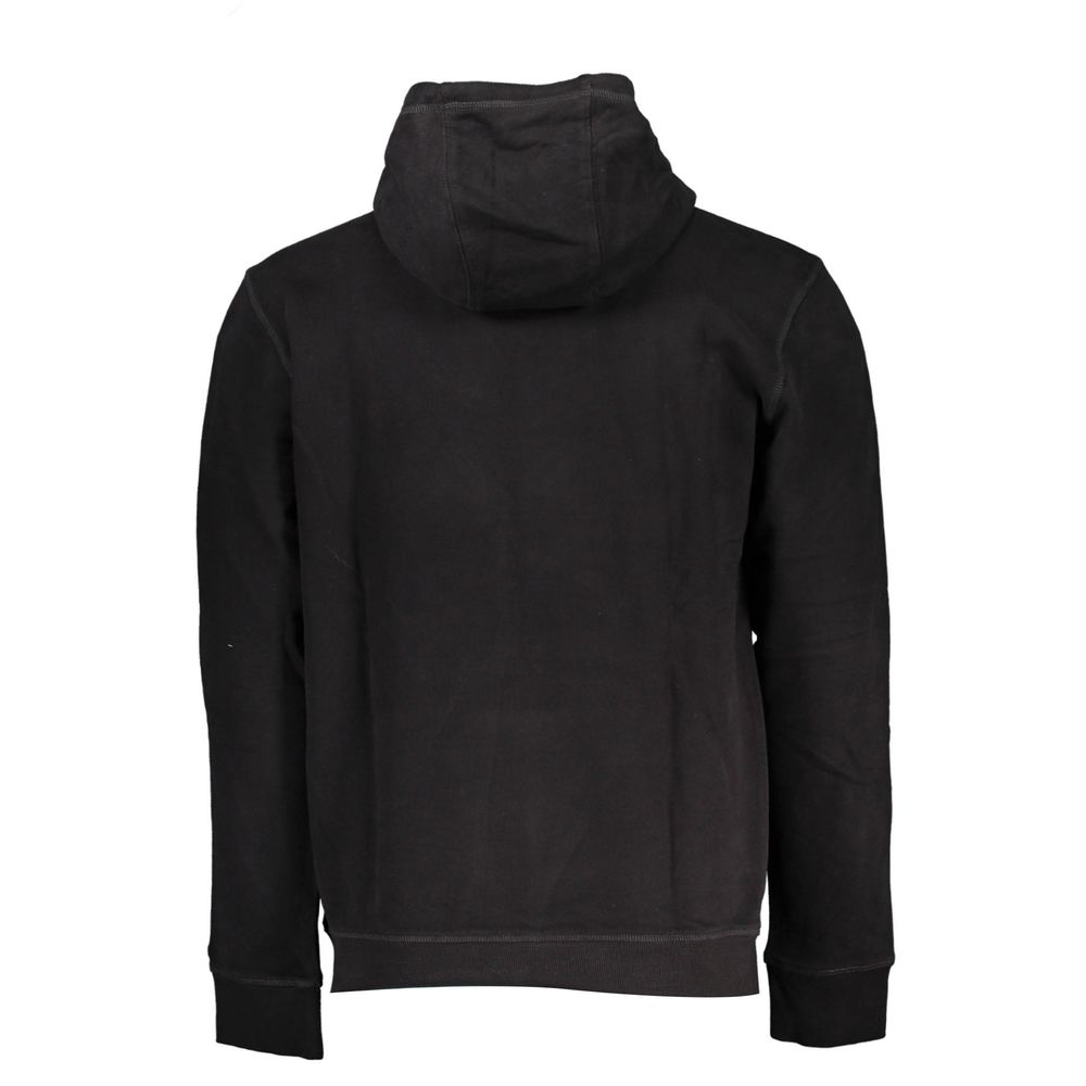 Tommy Hilfiger Black Cotton Sweatshirt with Hood
