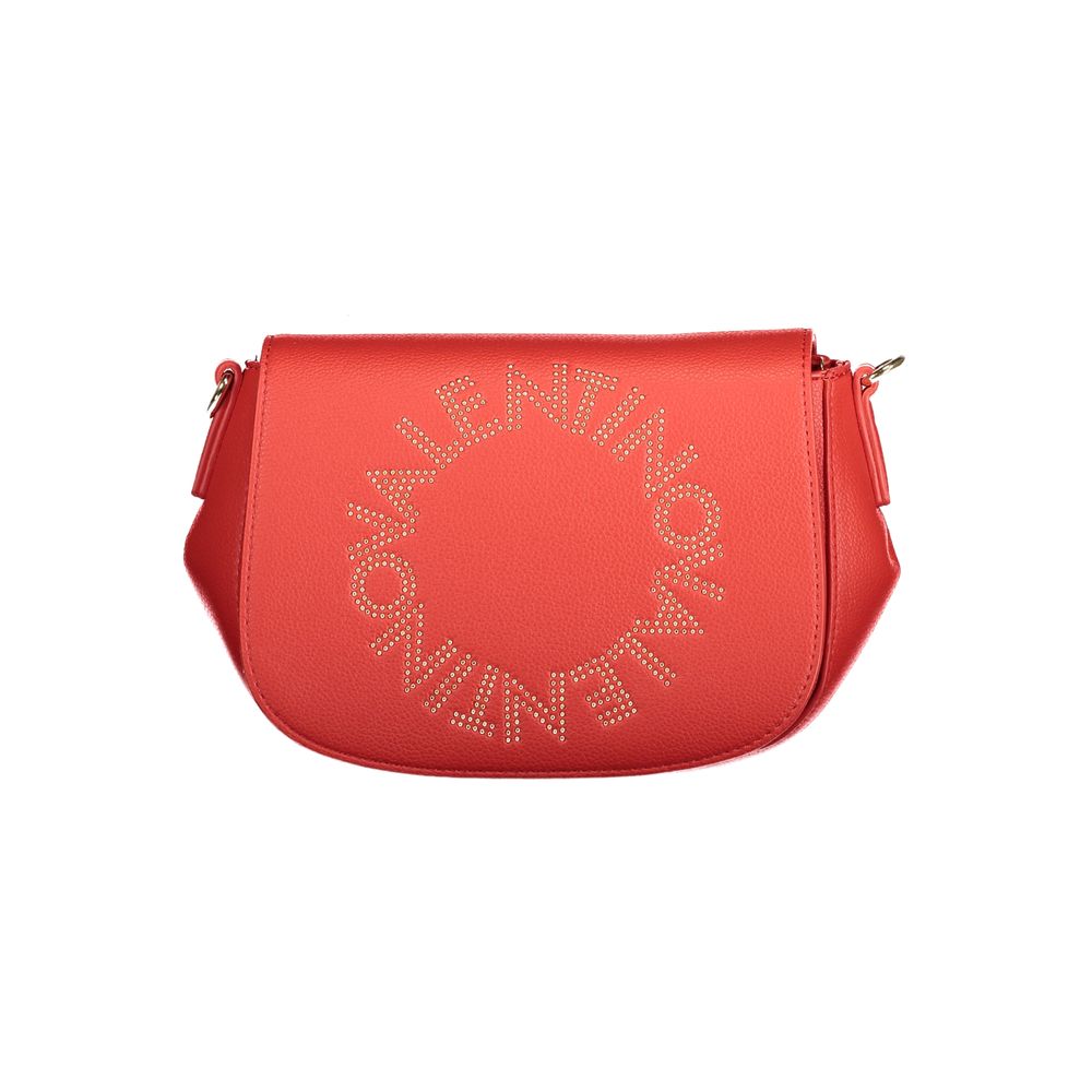 Valentino Bags Red Vegan Leather Handbag with Adjustable Strap