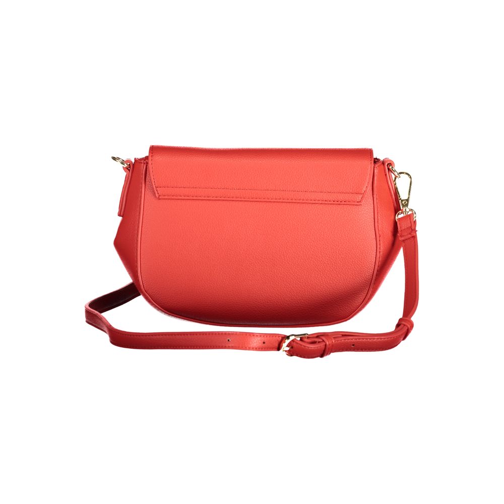 Valentino Bags Red Vegan Leather Handbag with Adjustable Strap