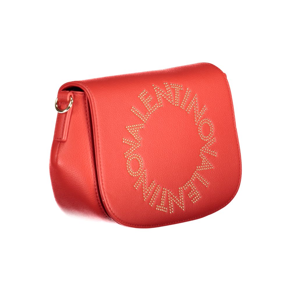 Valentino Bags Red Vegan Leather Handbag with Adjustable Strap