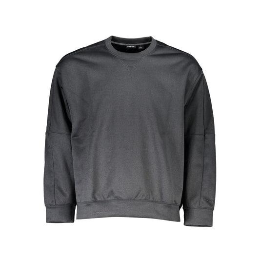 Calvin Klein Black Polyester Crew Neck Sweatshirt