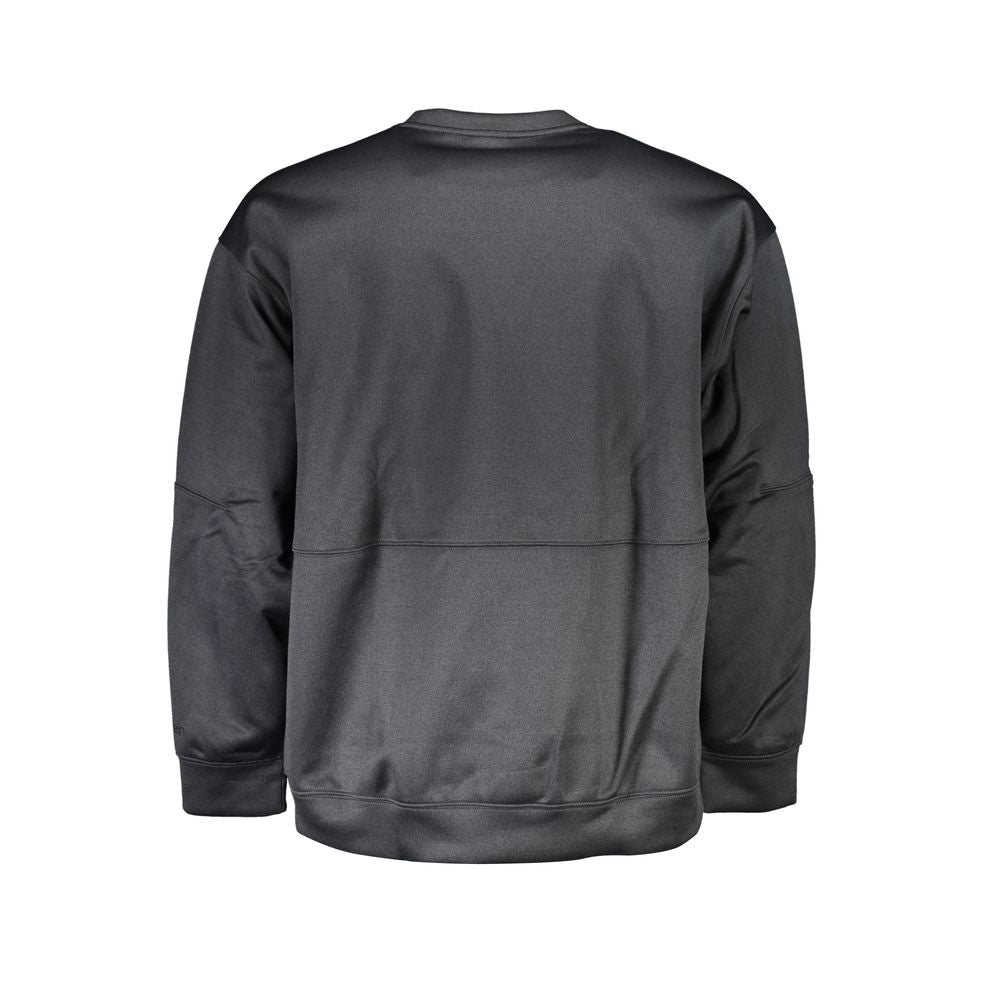 Calvin Klein Black Polyester Crew Neck Sweatshirt