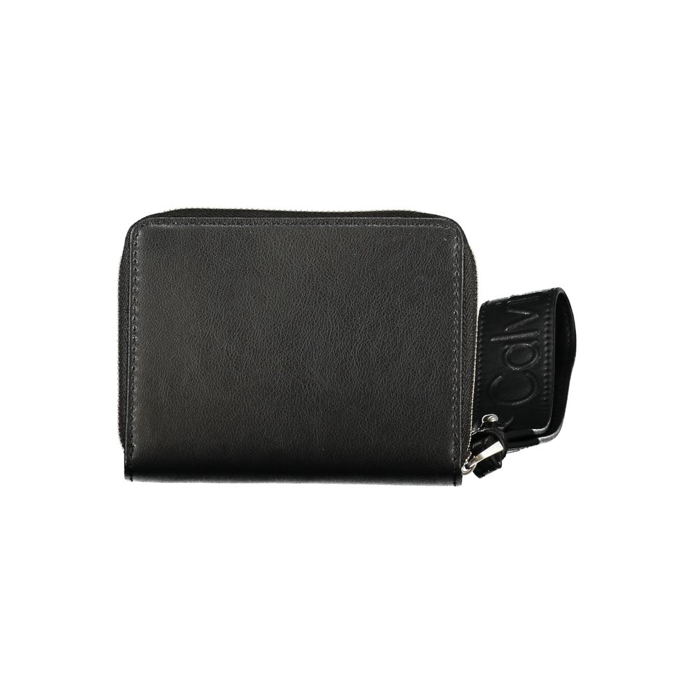 Calvin Klein Black Polyester Wallet: Modern Minimalism Meets Utility