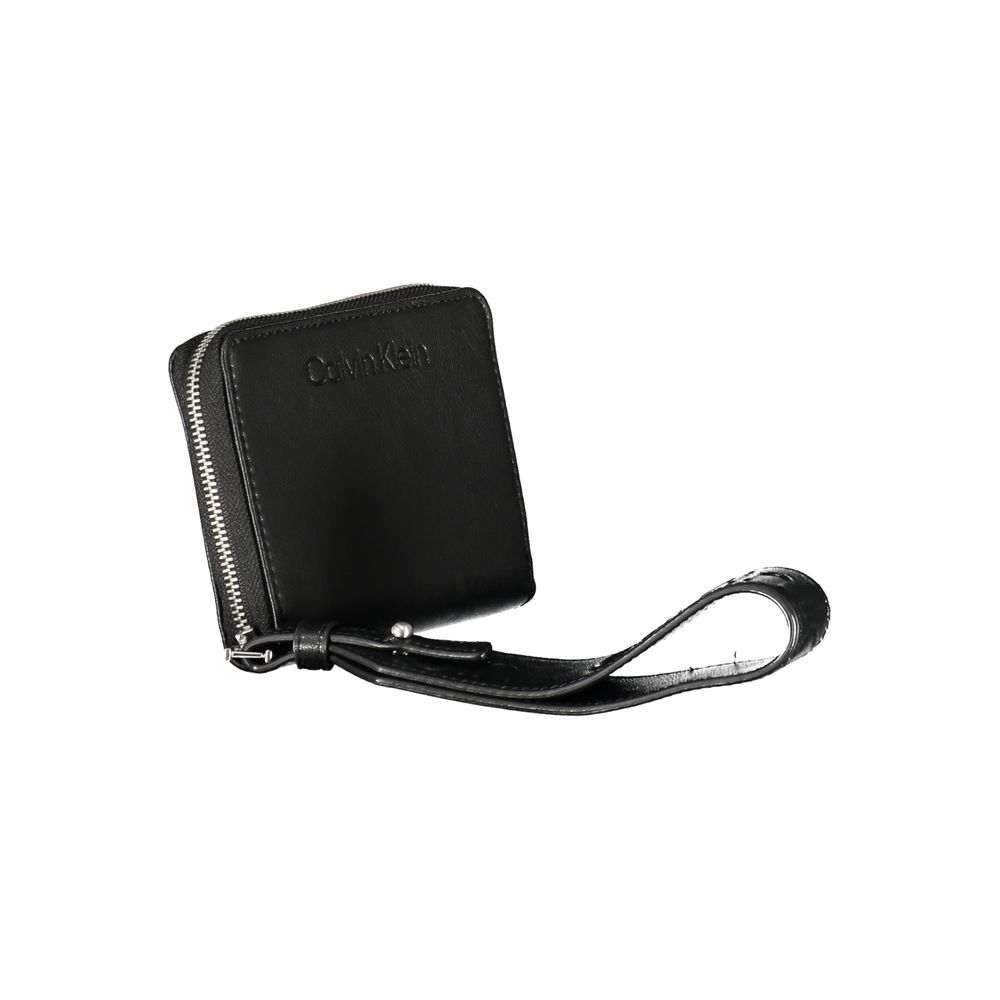 Calvin Klein Black Polyester Wallet: Modern Minimalism Meets Utility