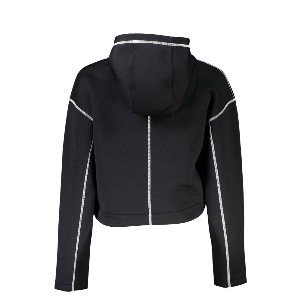 Calvin Klein Black Polyester Hoodie Sweater