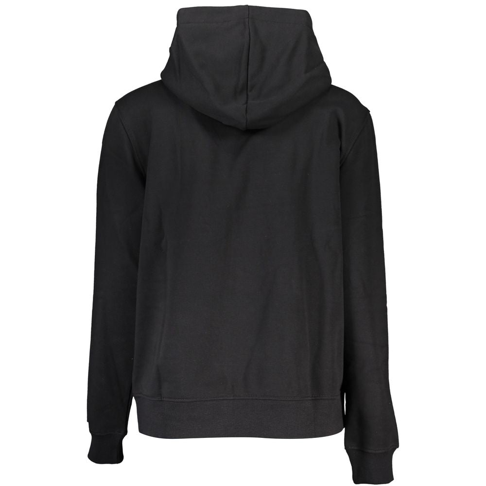 Calvin Klein Black Cotton Hoodie Sweater