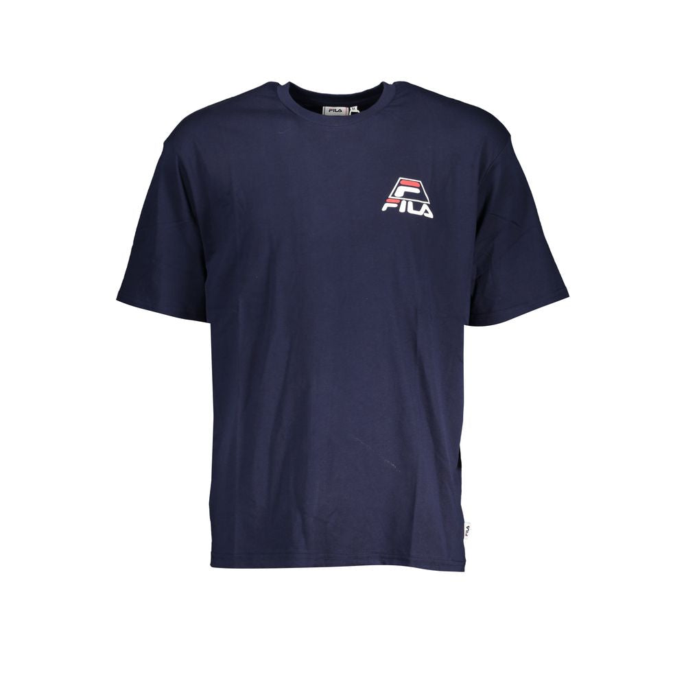 Fila Blue Cotton T-Shirt - Perfect for Everyday Wear