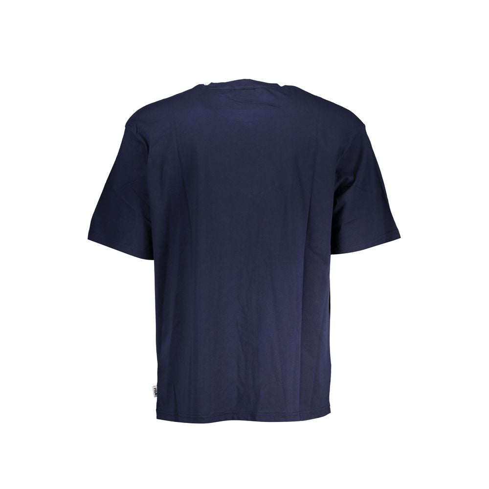 Fila Blue Cotton T-Shirt - Perfect for Everyday Wear