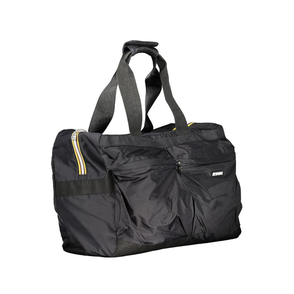K-WAY Black Polyester Luggage and Travel Bag