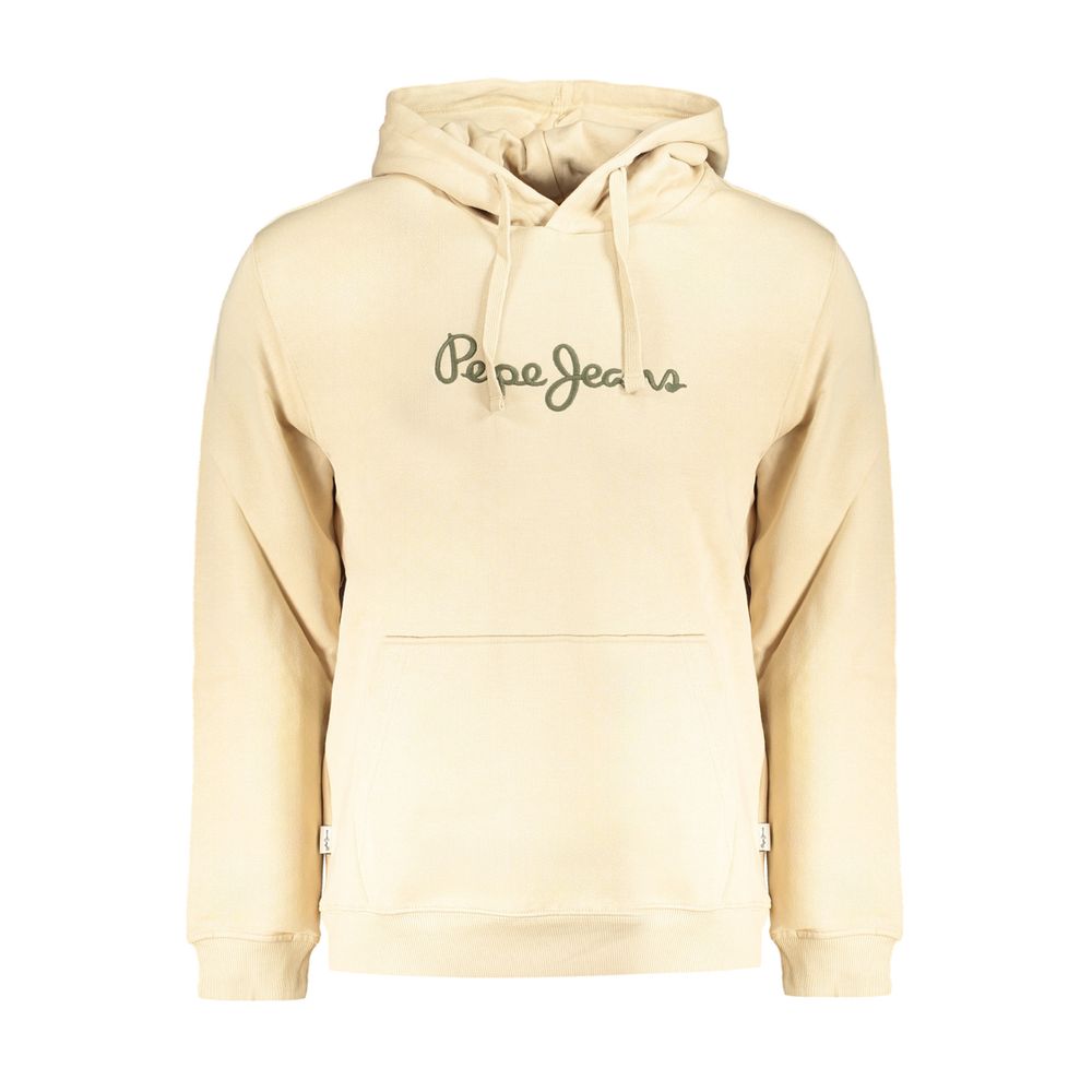 Pepe Jeans Beige Organic Cotton Hoodie