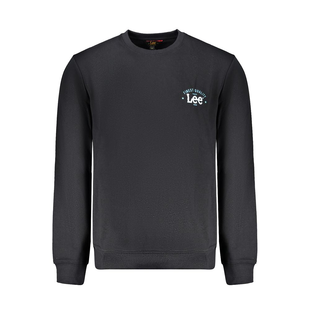 Lee Black Cotton Sweater - Stylish Comfort for Everyday Wear