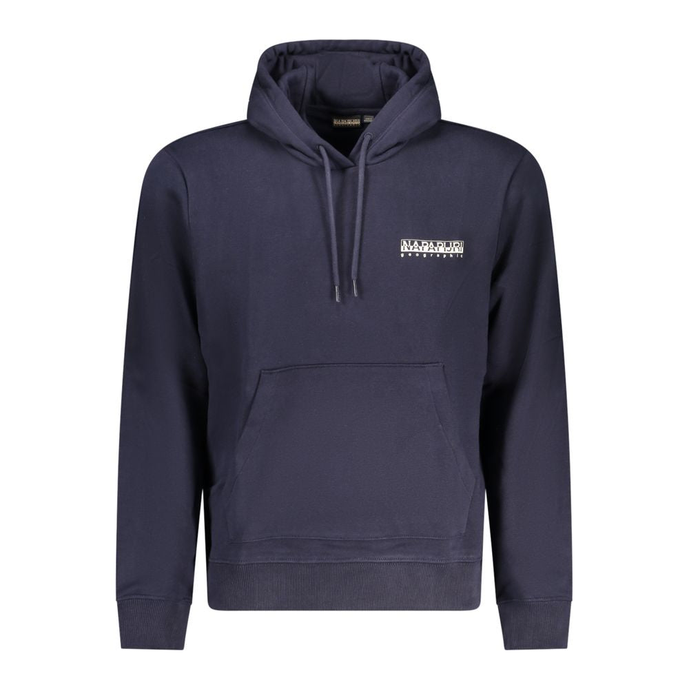 Napapijri Blue Cotton Hoodie