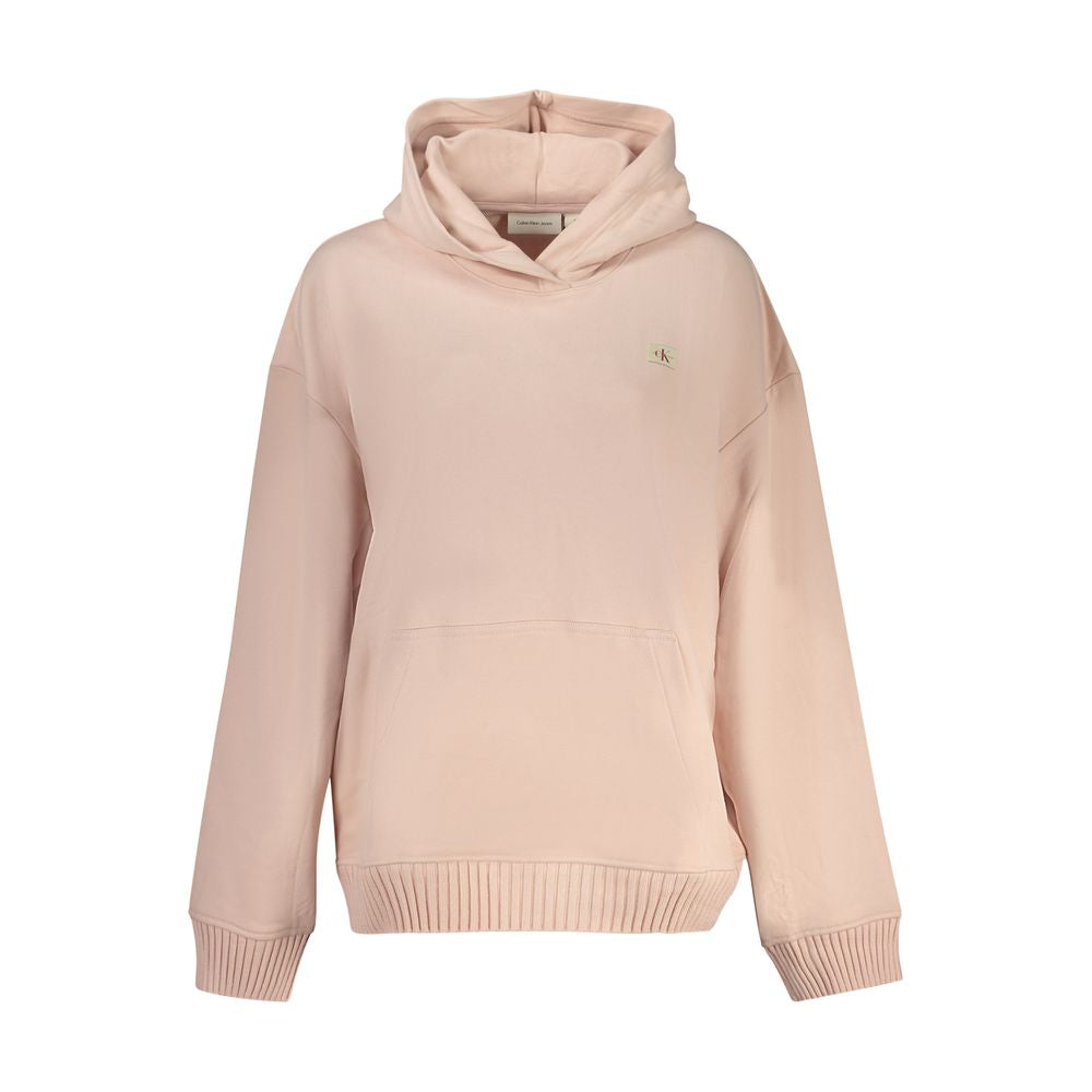 Calvin Klein Pink Cotton Hoodie