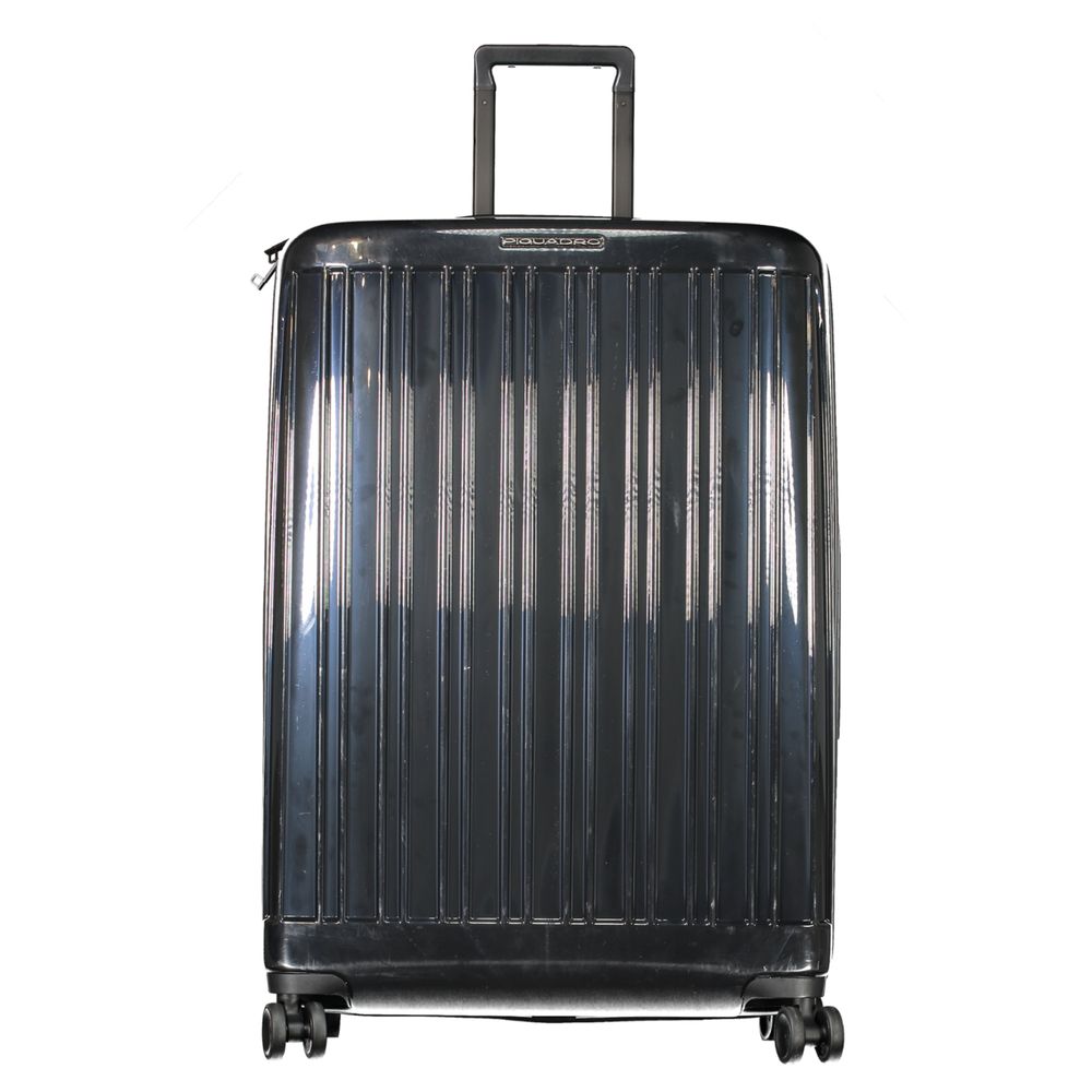Piquadro Black Polycarbonate Large Trolley