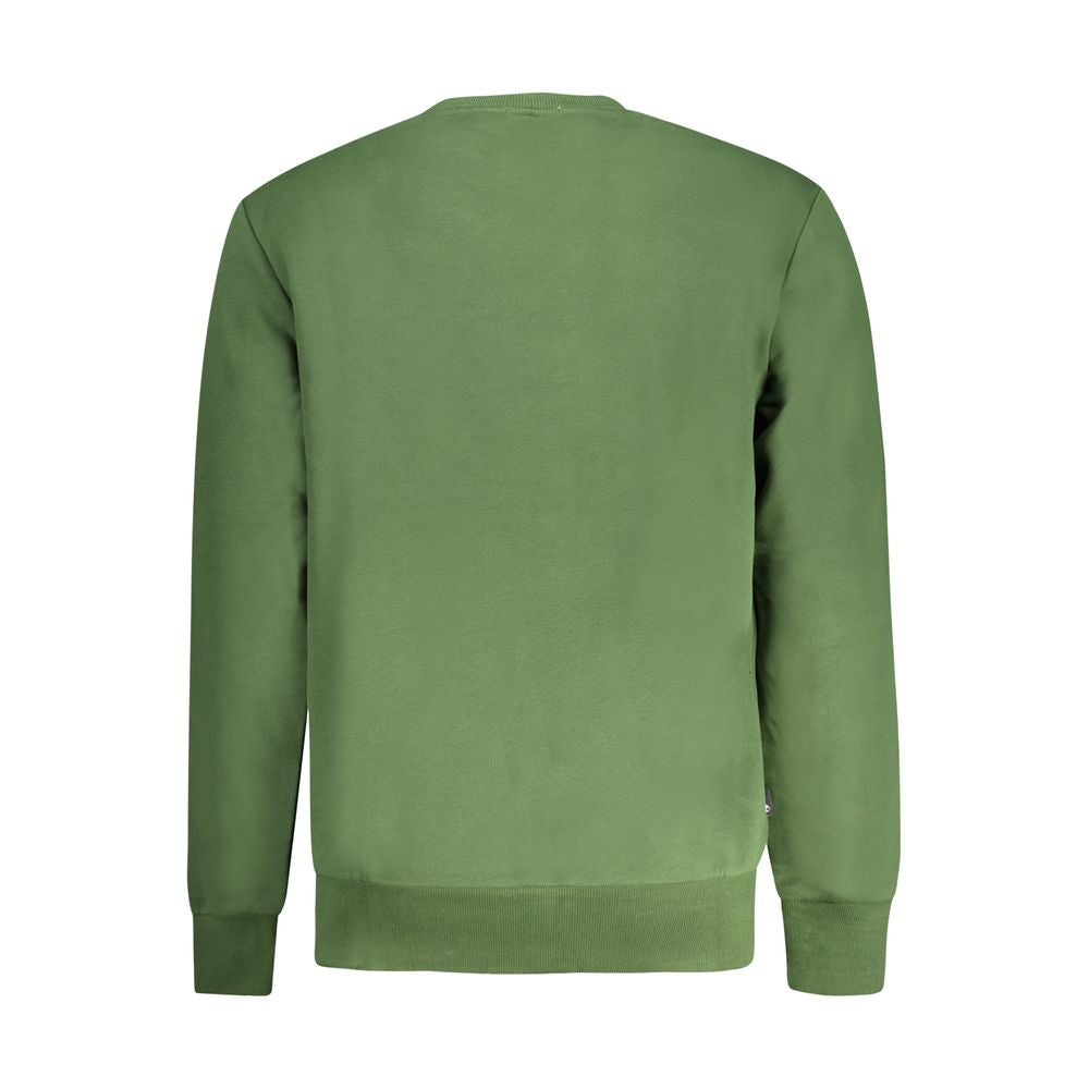 Timberland Green Cotton Sweater – Long Sleeve Crew Neck