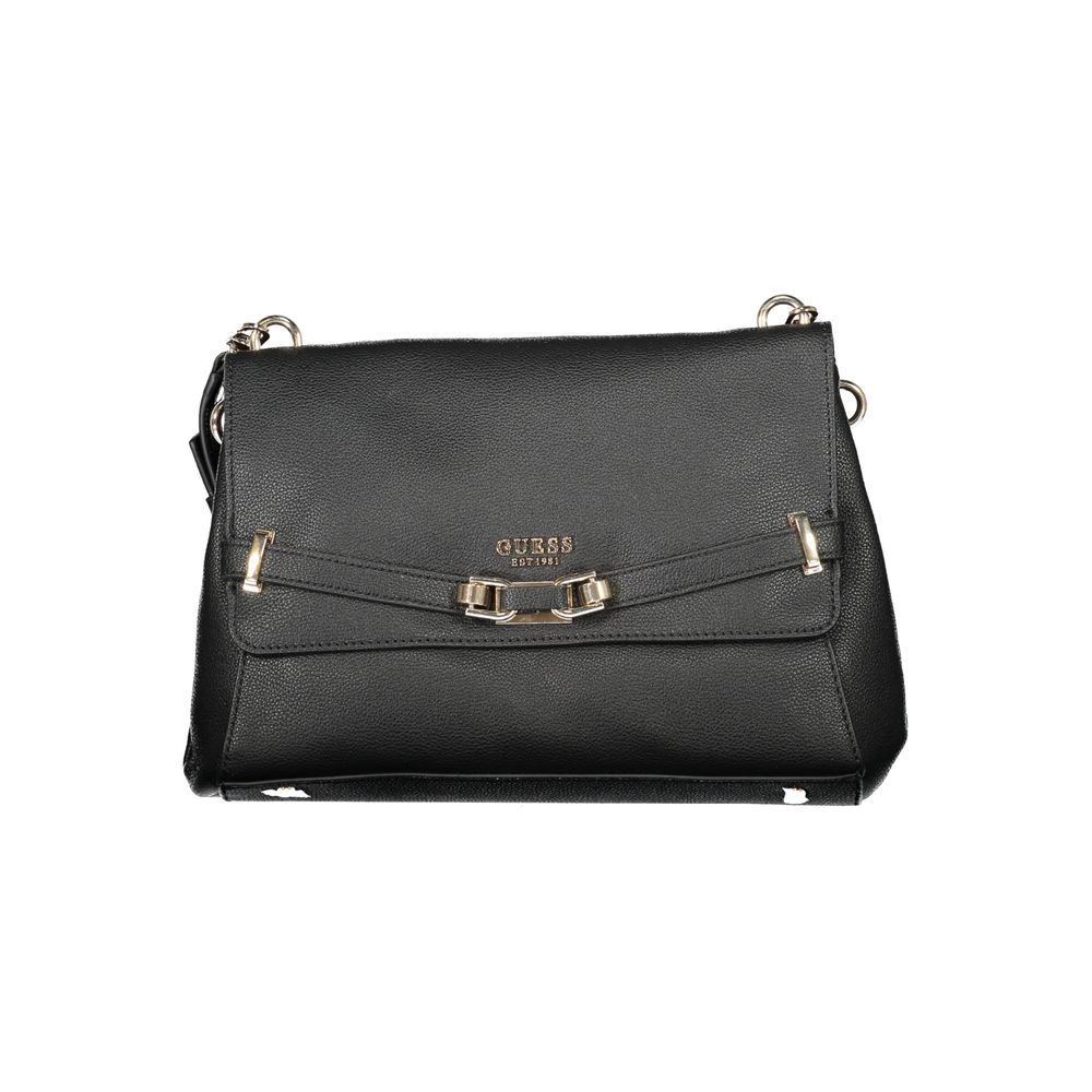 Guess Jeans Black Polyethylene Handbag - SILVYE BAG