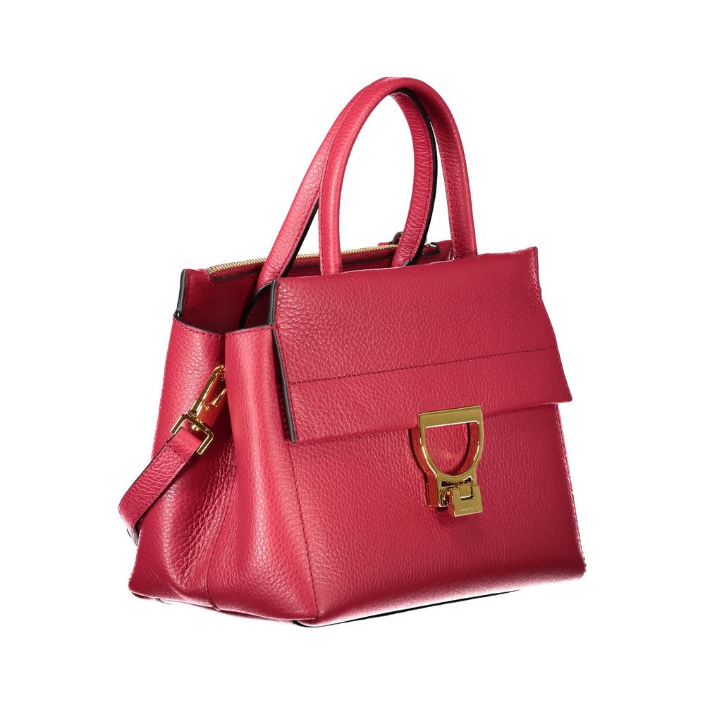 Coccinelle Red Leather Handbag - Arlettis Bag