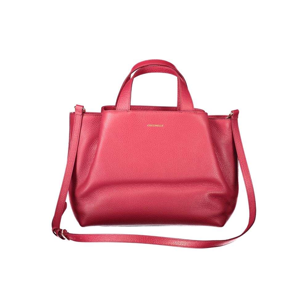 Coccinelle Red Leather Handbag - Malory Bag