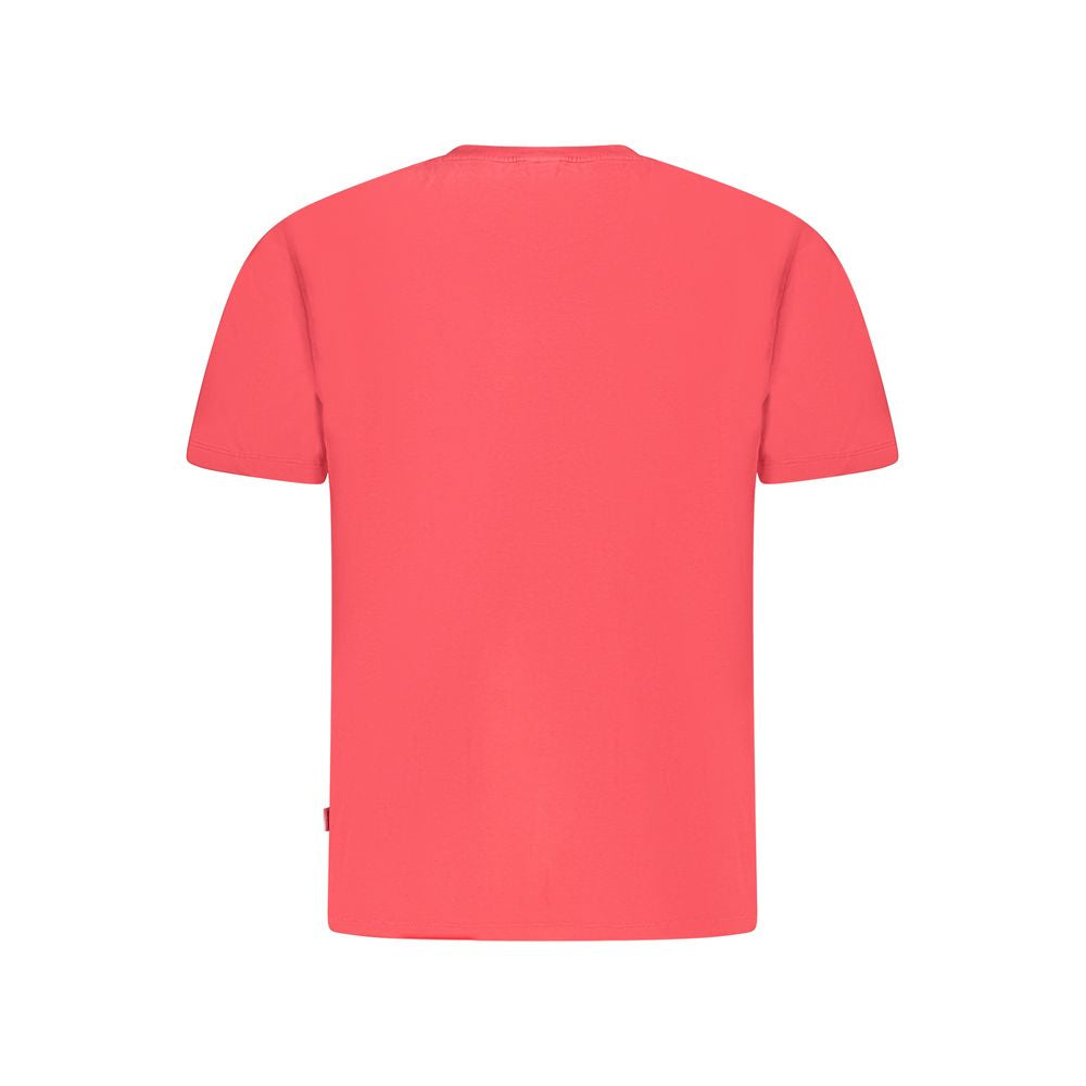 Pepe Jeans Red Cotton T-Shirt - Sustainable Style