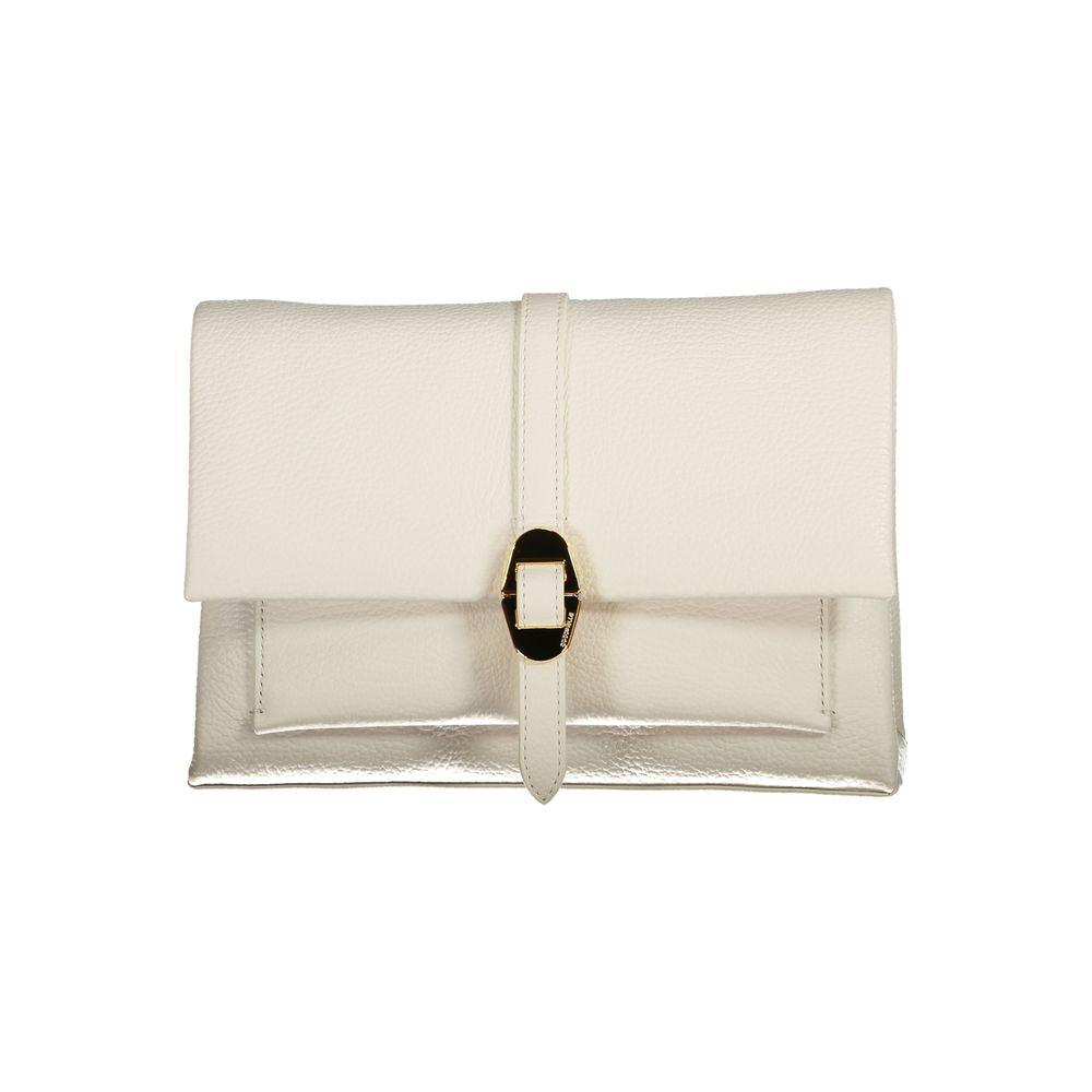 Coccinelle White Leather Dorian Handbag