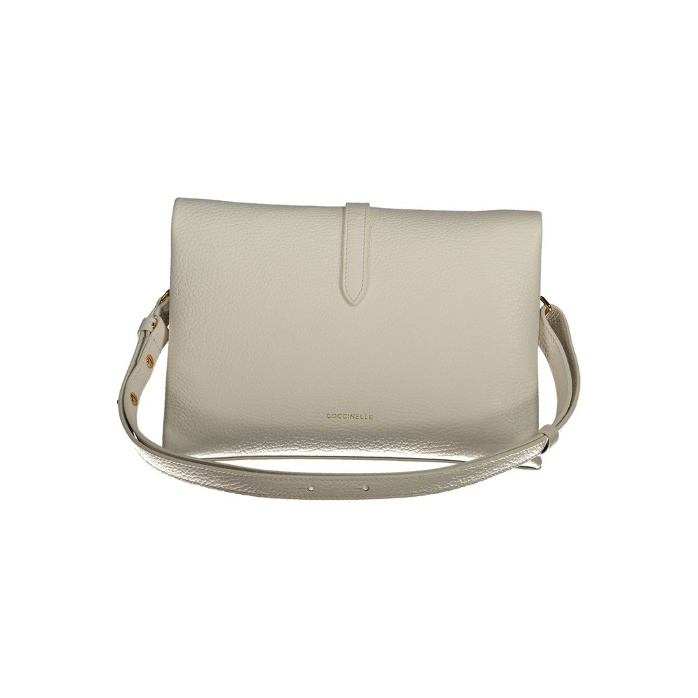 Coccinelle White Leather Dorian Handbag