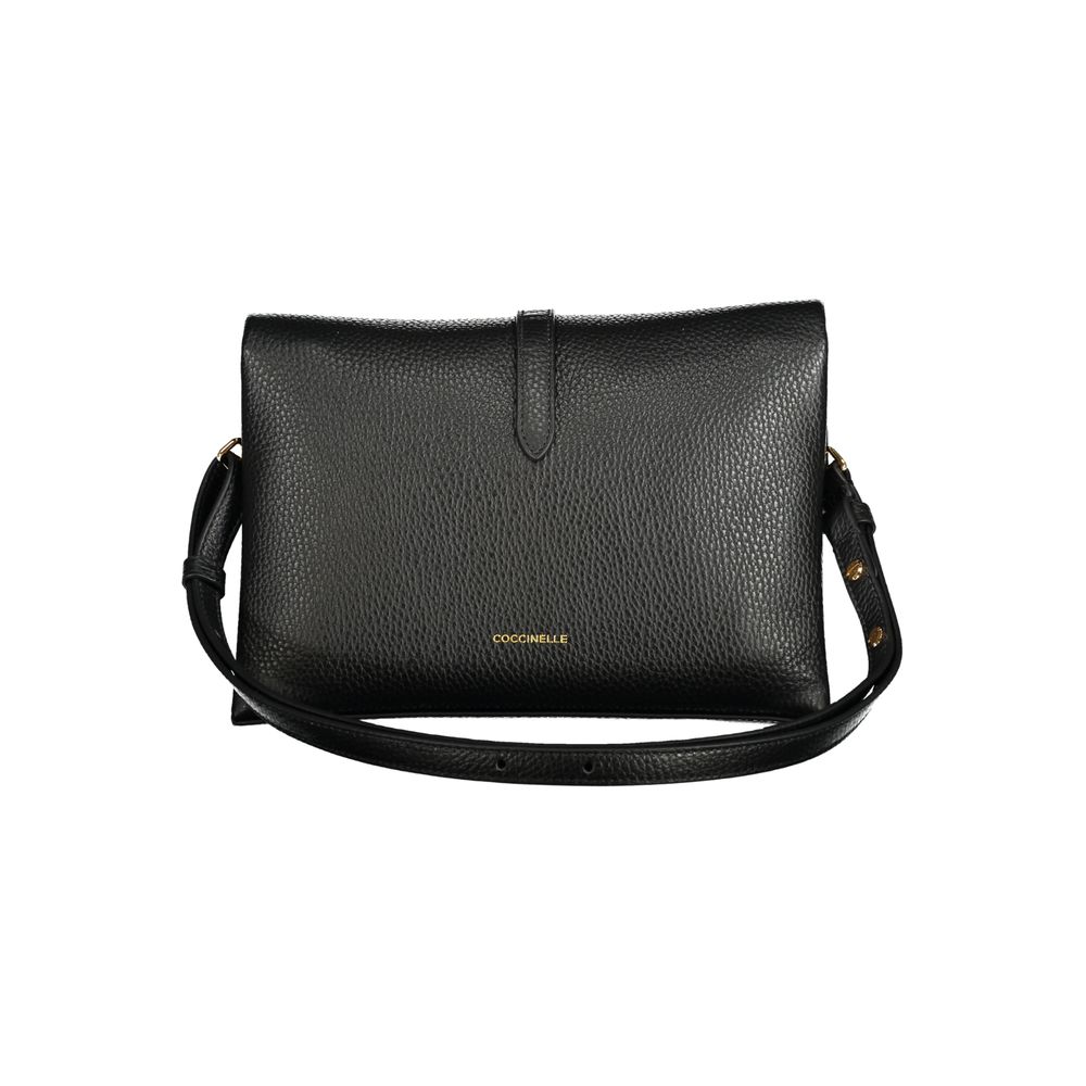 Coccinelle Black Leather Dorian Handbag