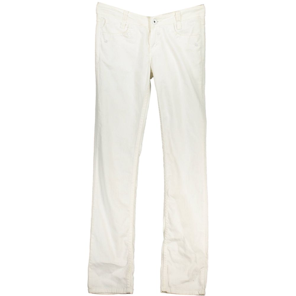 Blend White Cotton Jeans & Pant - Stylish and Comfortable